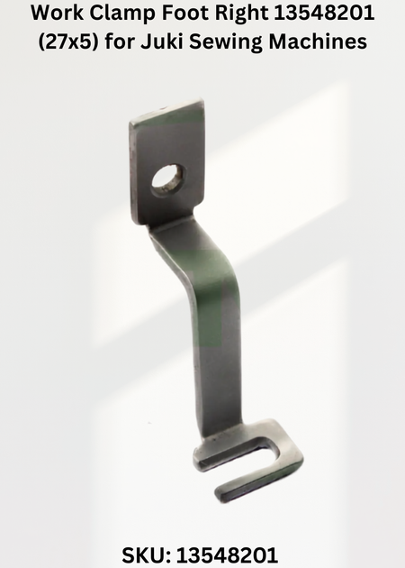Work Clamp Foot Right 13548201 (27x5) for Juki Sewing Machines