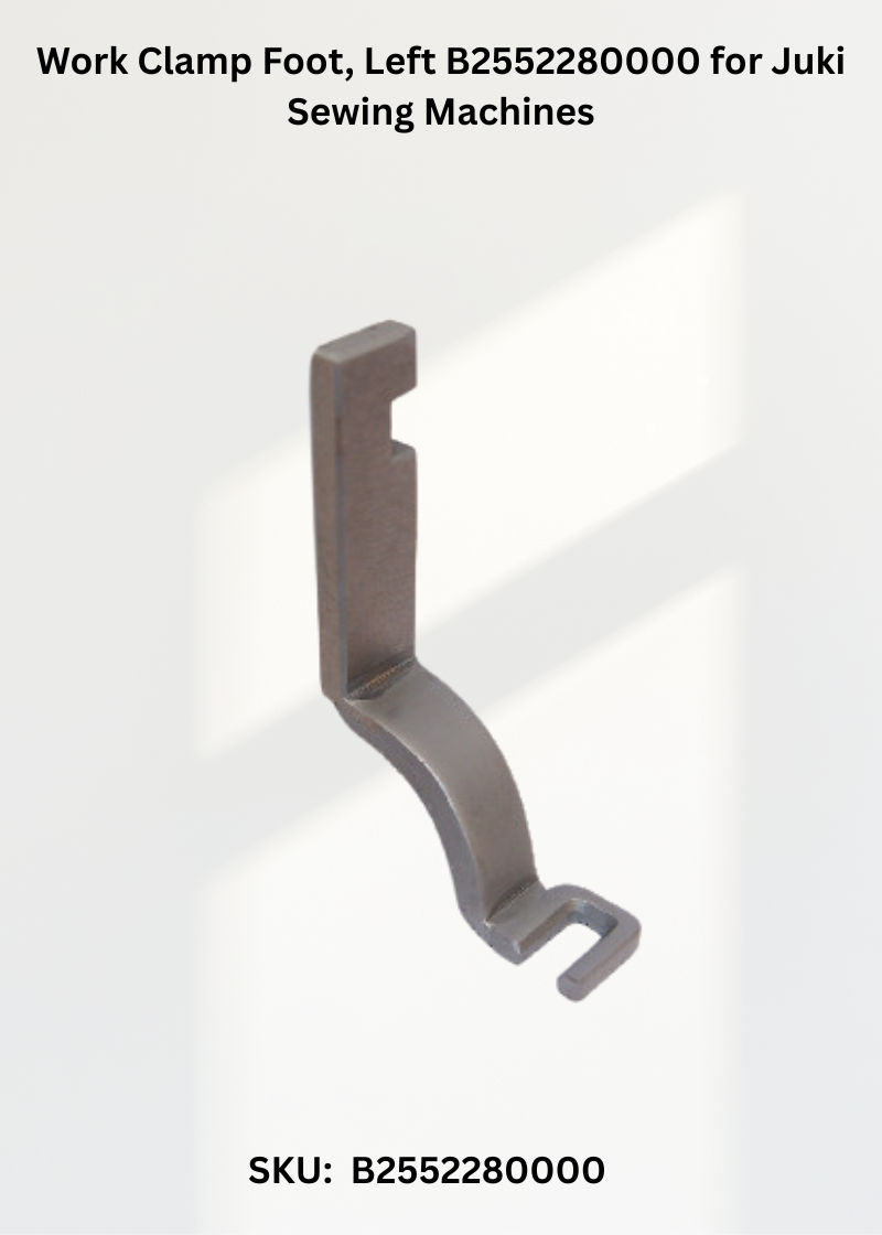 Work Clamp Foot, Left B2552280000 for Juki Sewing Machines