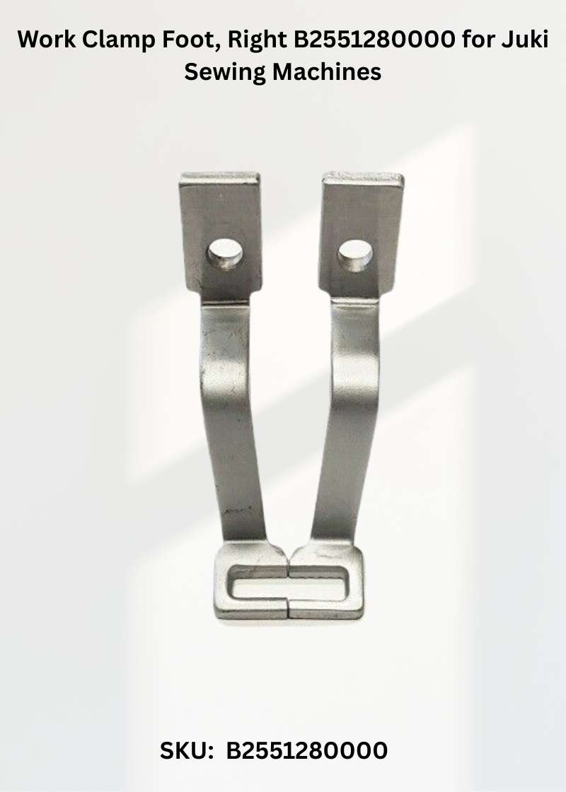 Work Clamp Foot, Right B2551280000 for Juki Sewing Machines