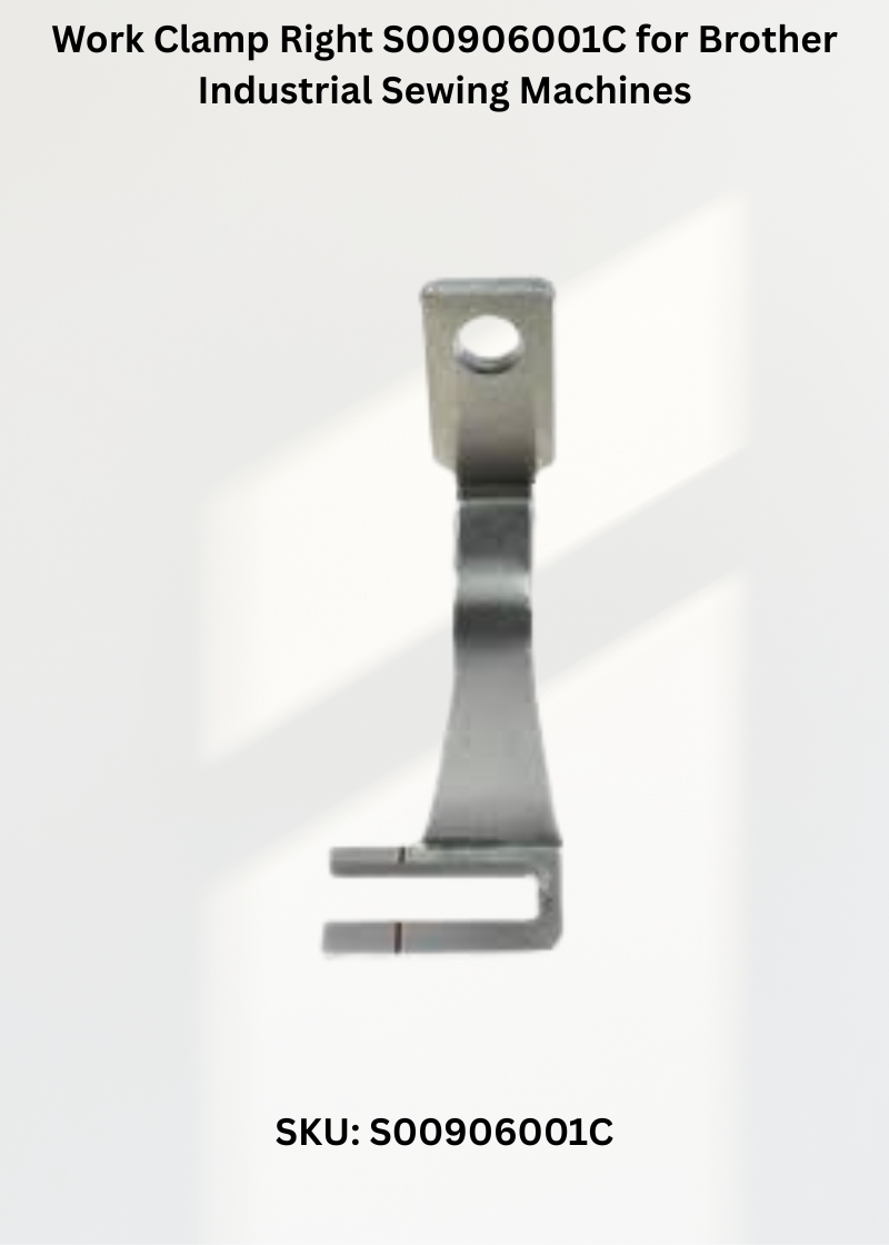 Work Clamp Right S00906001C for Brother Industrial Sewing Machines