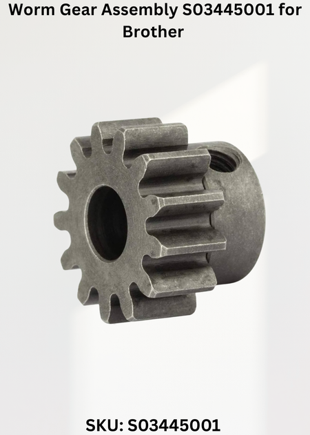 Worm Gear Assembly S03445001 for Brother CB3-B912, Brother CB3-B913, Brother CB3-B915, Brother CB3-B916 and Brother CB3-B917