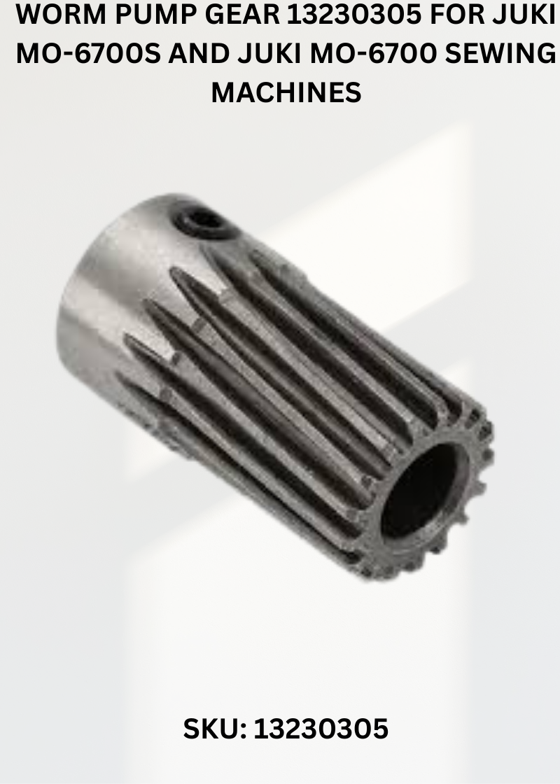 Worm Pump Gear 13230305 for Juki MO-6700S and Juki MO-6700 Sewing Machines