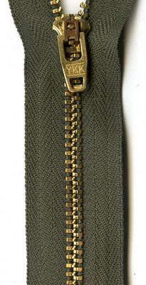 art.1607 Ykk Jean 7" Army Green 3/bx