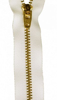 art.1607 Ykk Jean 7" Silky White 3/bx
