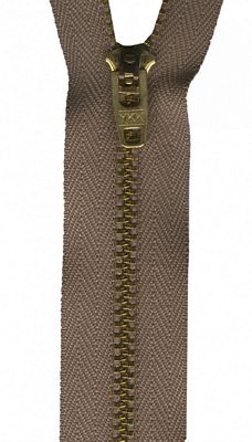 art.1607 Ykk Jean 7" Beige 3/bx
