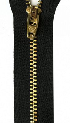 art.1607 Ykk Jean 7" Black 3/bx