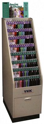 Ykk Beulon & Unique Zippers Floor Display