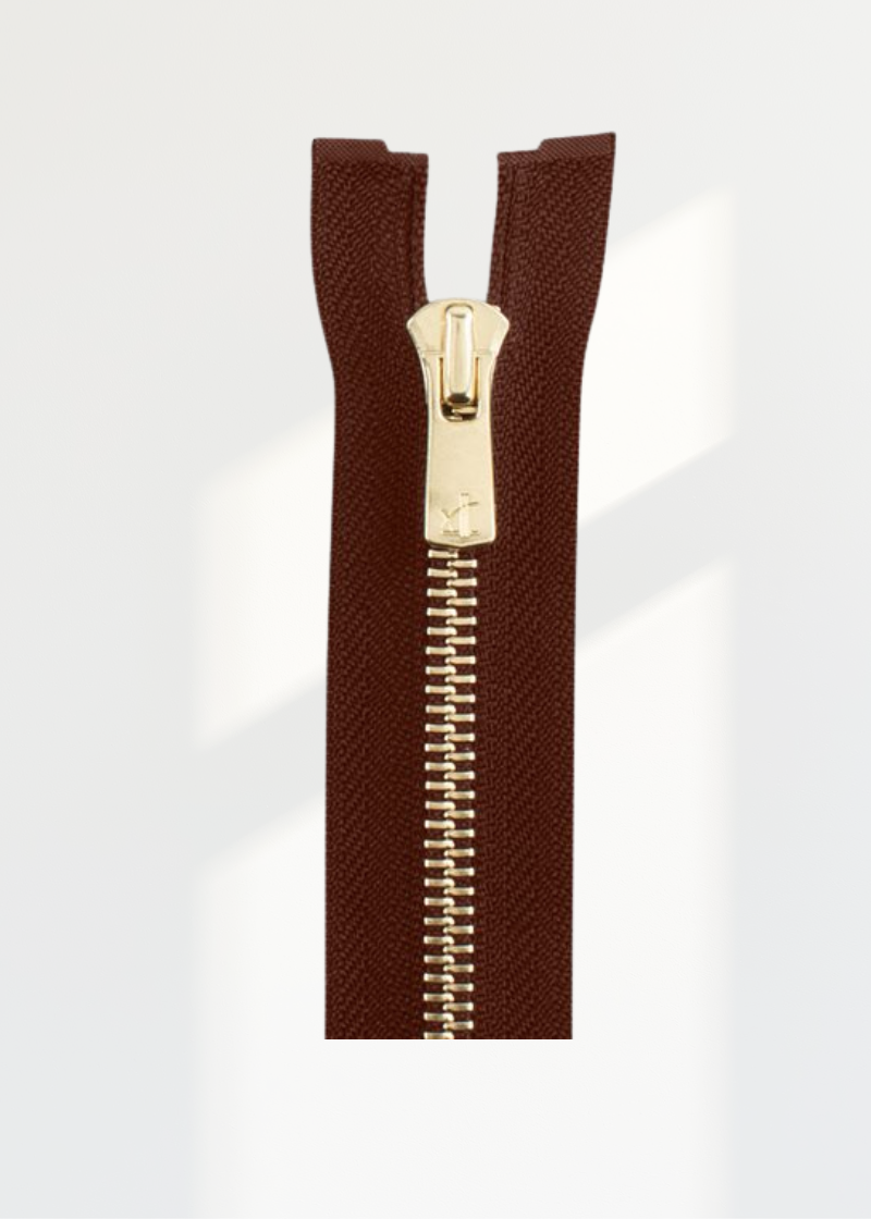 YKK Excella #5 Golden Brass Jacket Zipper