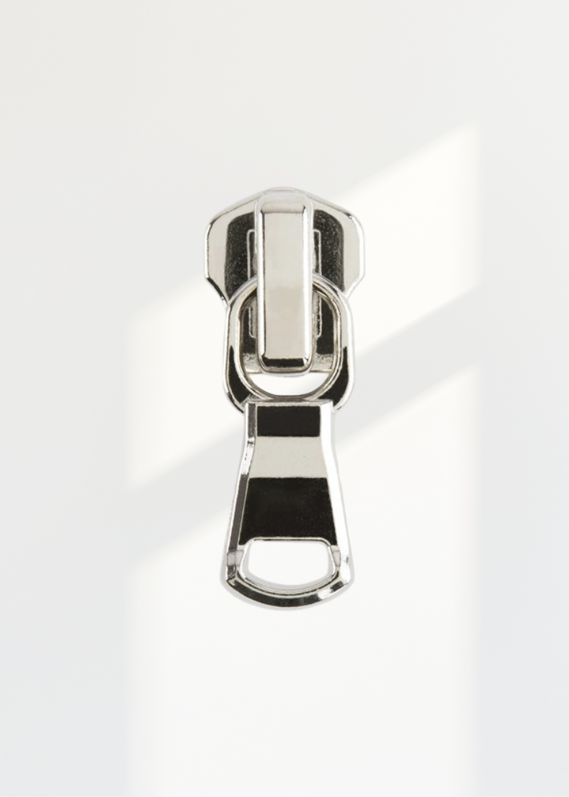 YKK Excella #5 Metal Jacket/Pant Rounded Fashion Zipper Pulls - 2/Pack