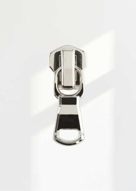 YKK Excella #5 Metal Jacket/Pant Rounded Fashion Zipper Pulls - 2/Pack