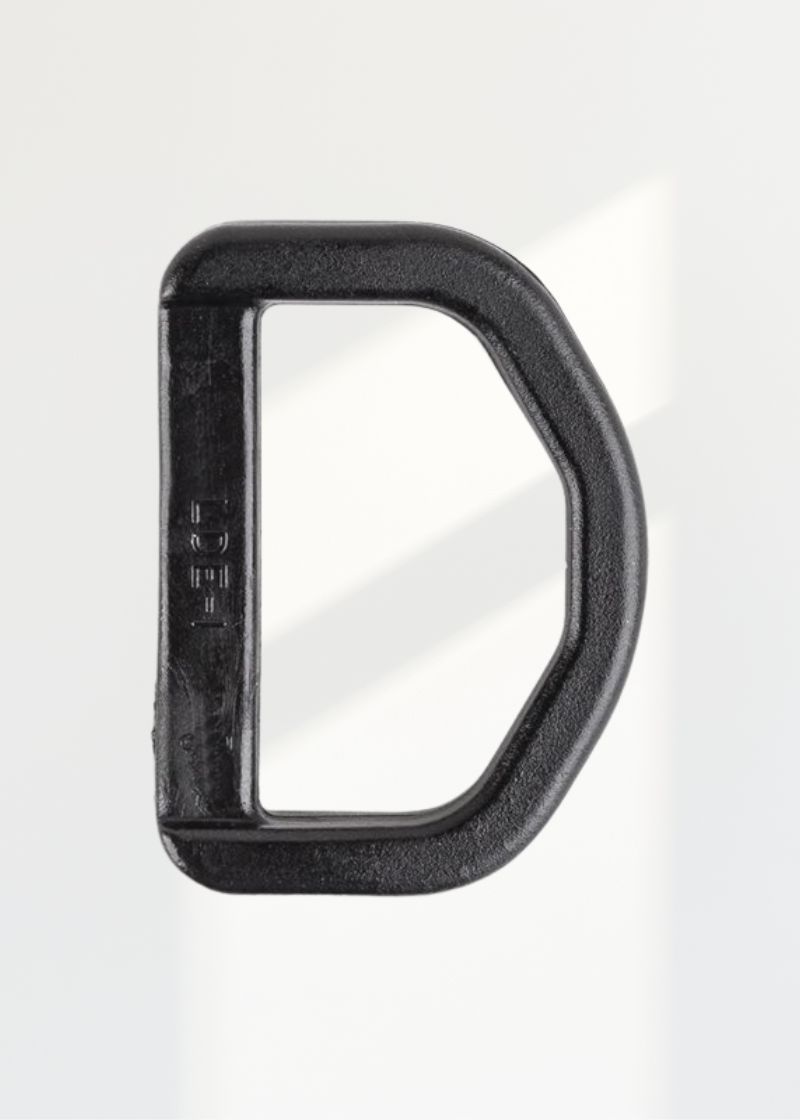 YKK Plastic D-Rings - 1" - Black