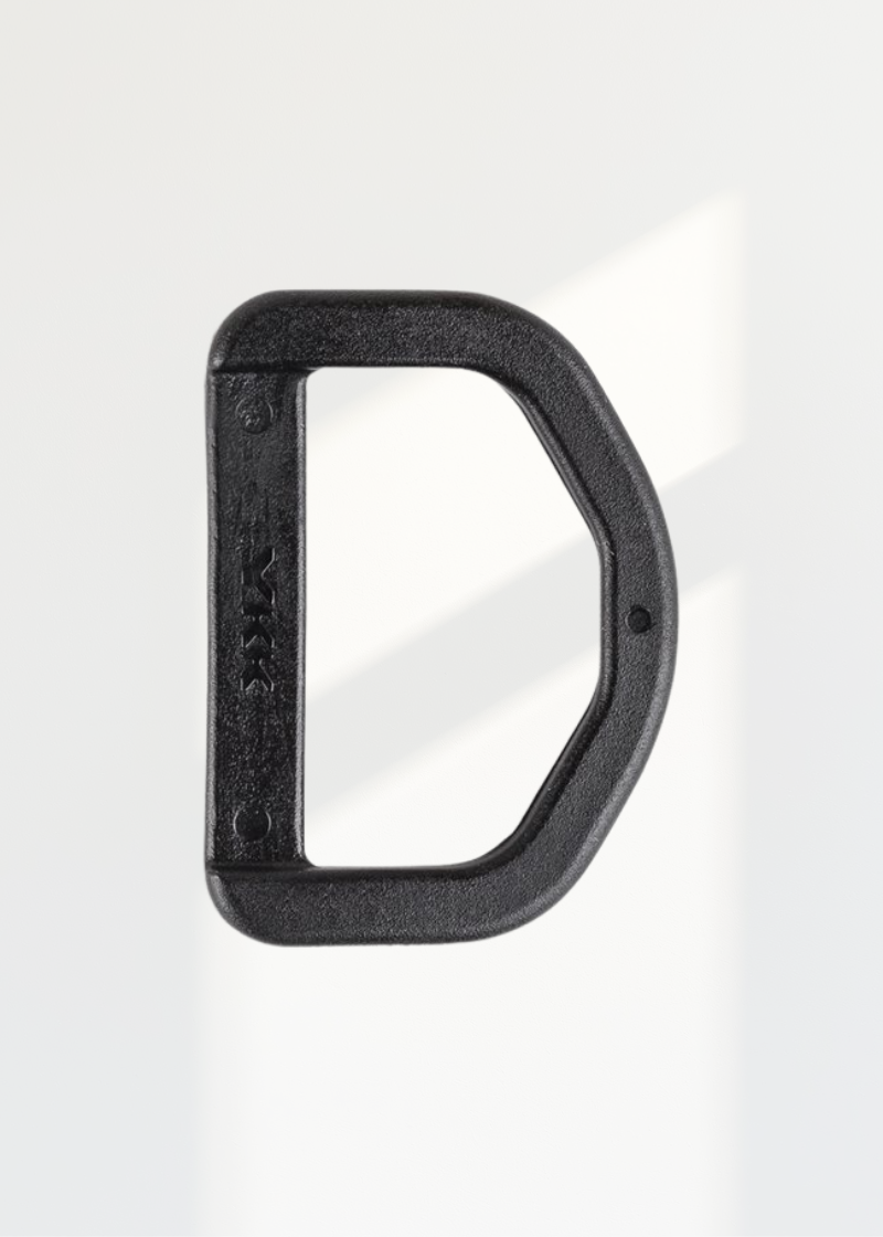 YKK Plastic D-Rings - 1 1/2" - Black