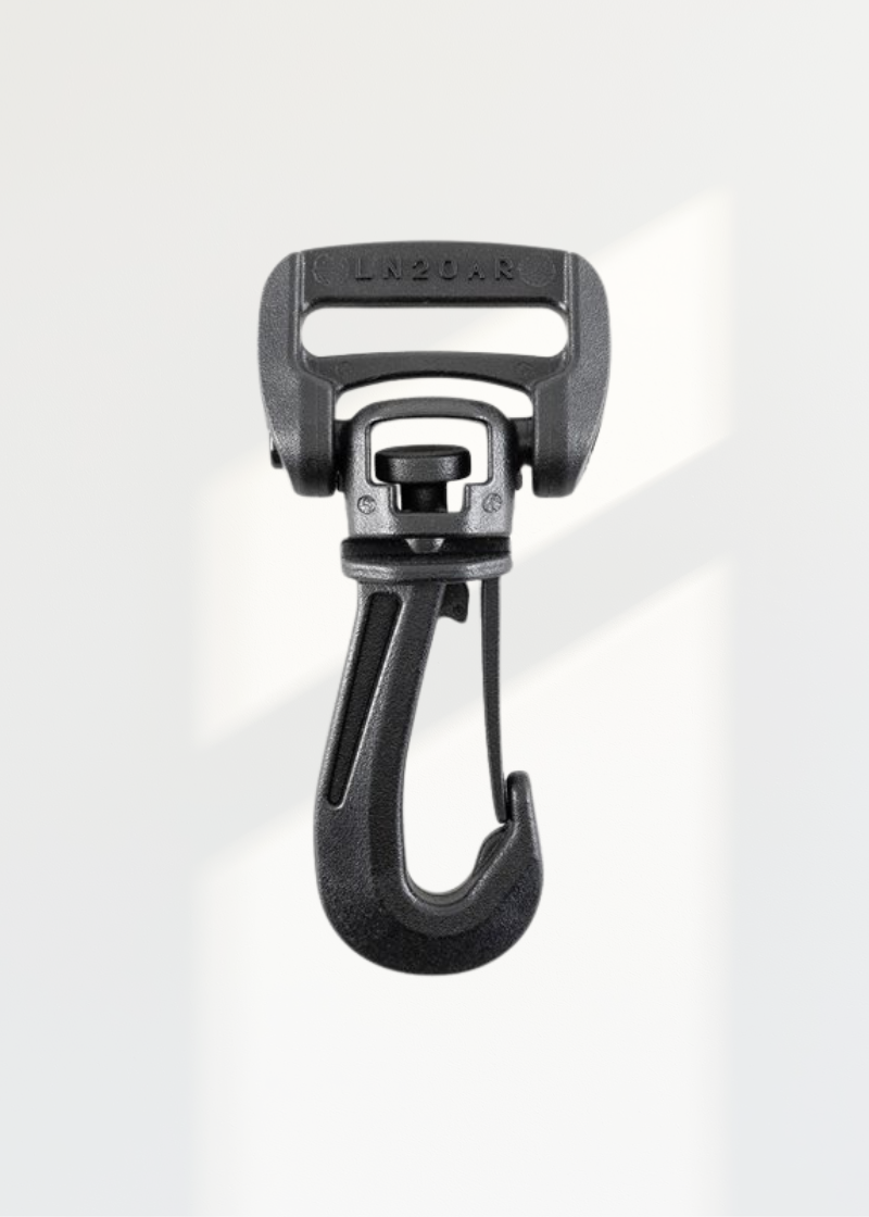 YKK Plastic Swivel Snap Hooks - 1 1/2" - Black