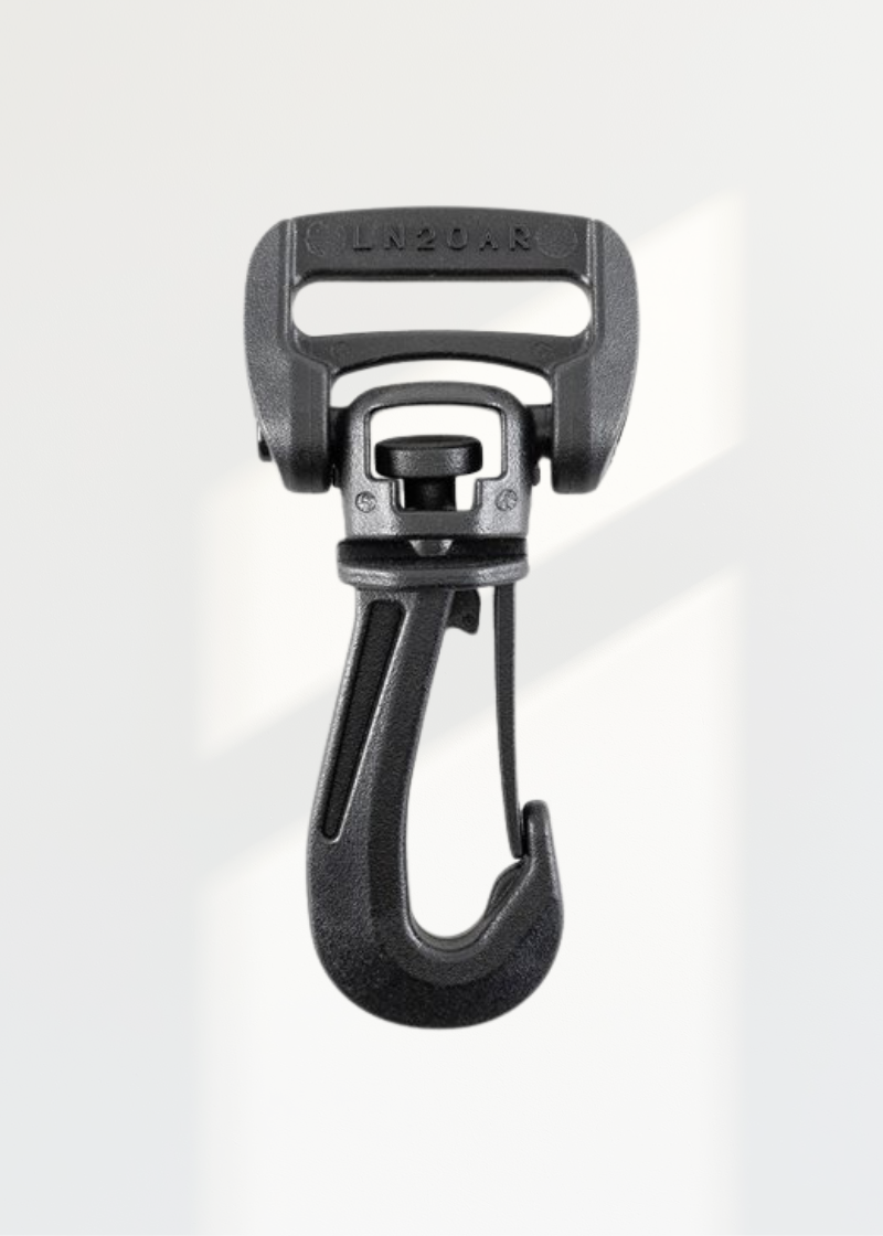 YKK Plastic Swivel Snap Hooks - 1 1/4" - Black