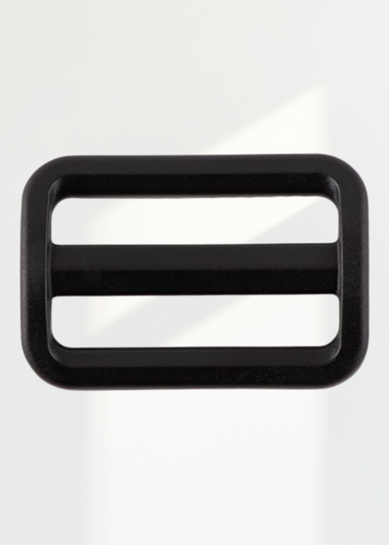 YKK Tri-Bar Plastic Glides - 1 1/2" - Black