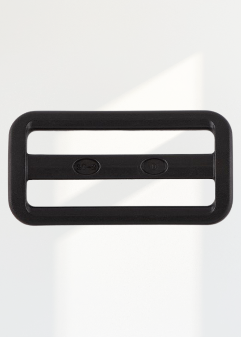 YKK Tri-Bar Plastic Glides - 2" - Black