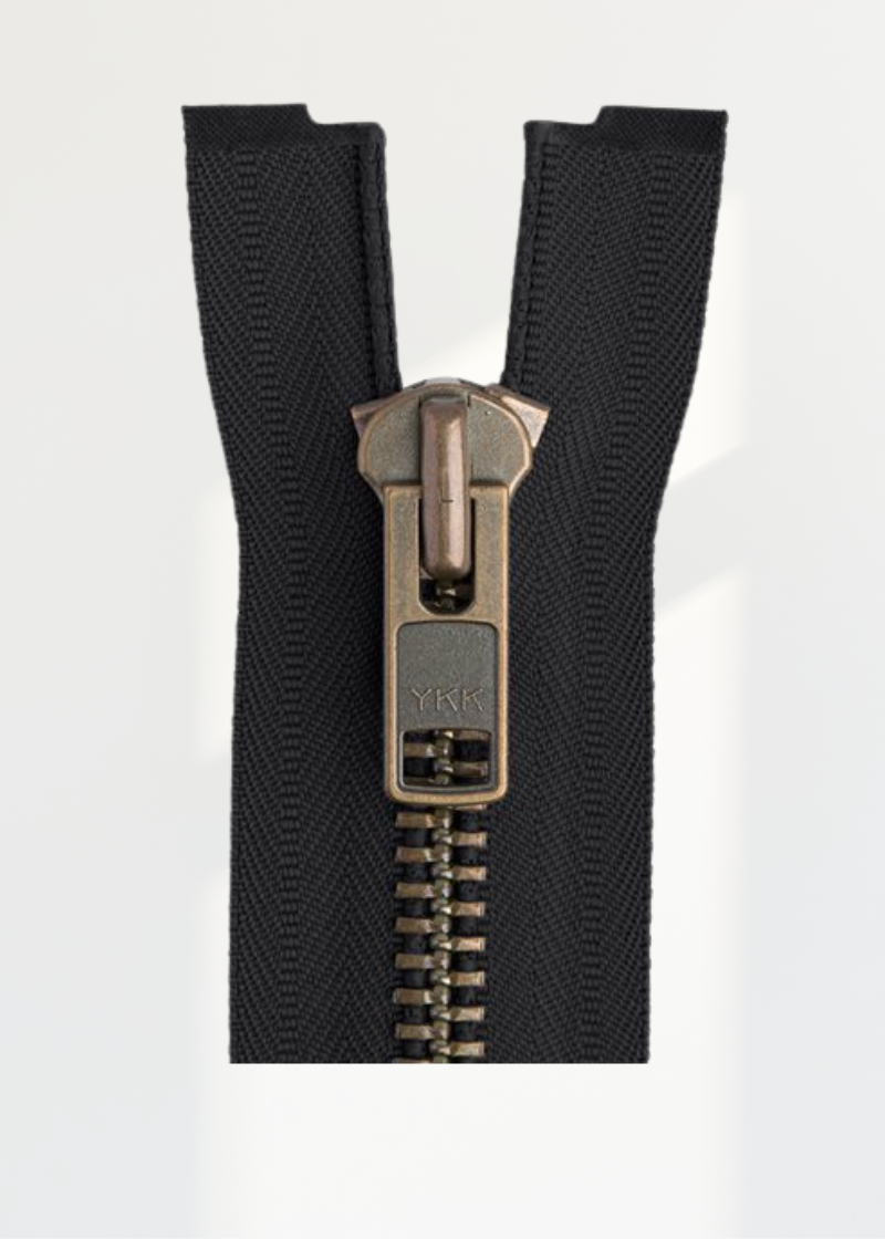 YKK #10 Antique Brass Jacket Zipper