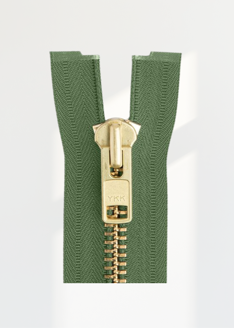 YKK #10 Brass Jacket Zipper