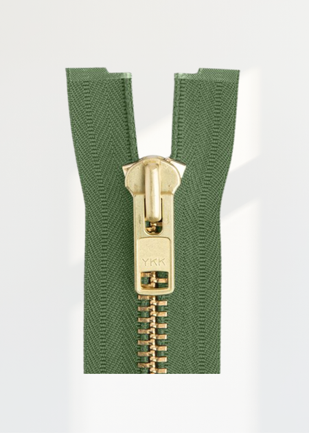 YKK #10 Brass Jacket Zipper