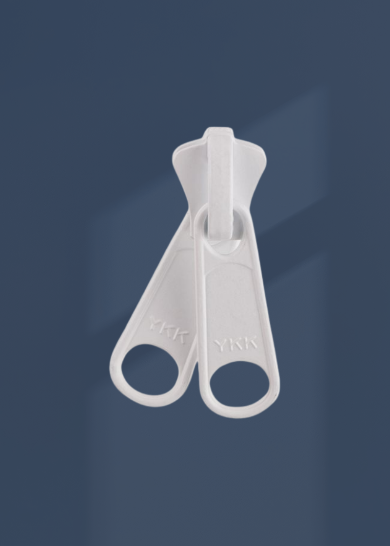 YKK #10 Molded Plastic Reversible Long Bag Zipper Pulls