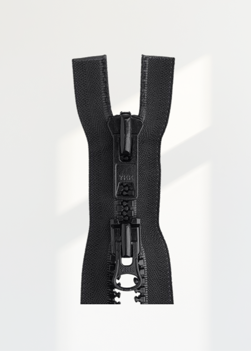 YKK #10 Molded Plastic Two-Way Jacket Zipper