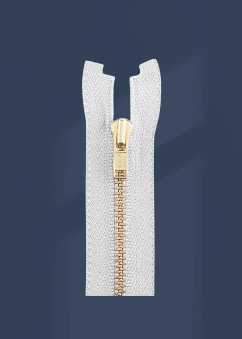 YKK #3 Brass Jacket Zipper
