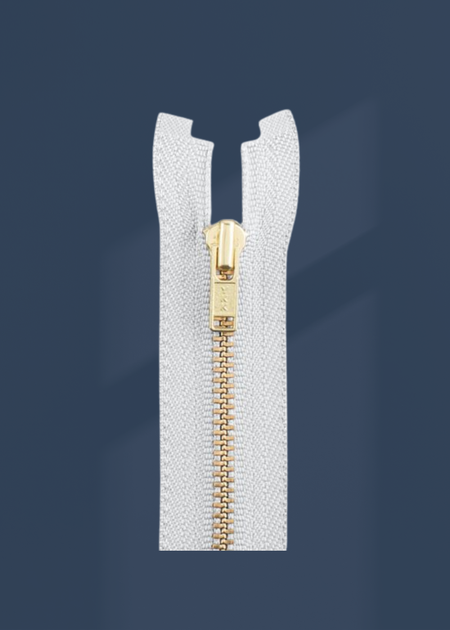 YKK #3 Brass Jacket Zipper