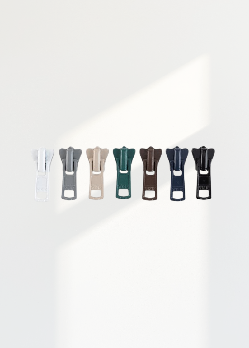 YKK #3 Molded Plastic Jacket Zipper Pulls - 24/Pack - Assorted Colors