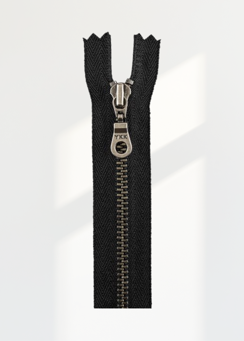 YKK #4.5 Antique Nickel Donut Pull Bag Zipper