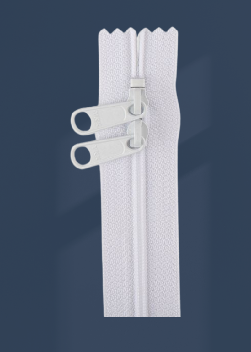 YKK #4.5 Nylon Coil Long Pull Two-Way Head-To-Head Bag Zipper