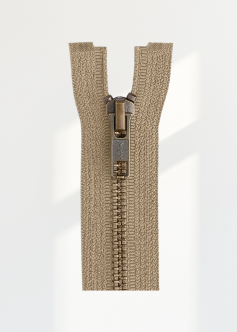 YKK #5 Antique Brass Jacket Zipper