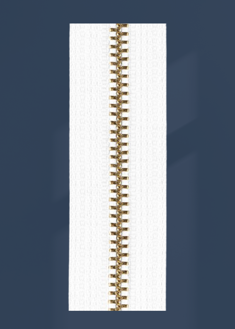YKK #5 Brass Continuous Zipper Roll