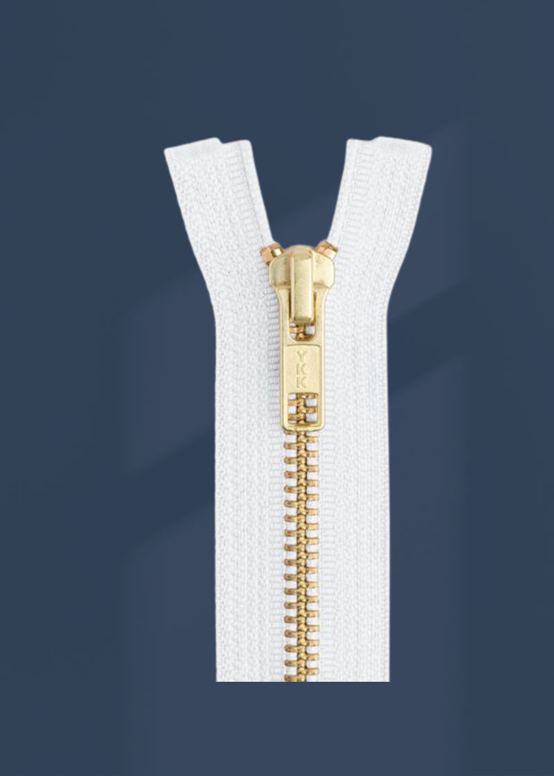 YKK #5 Brass Jacket Zipper