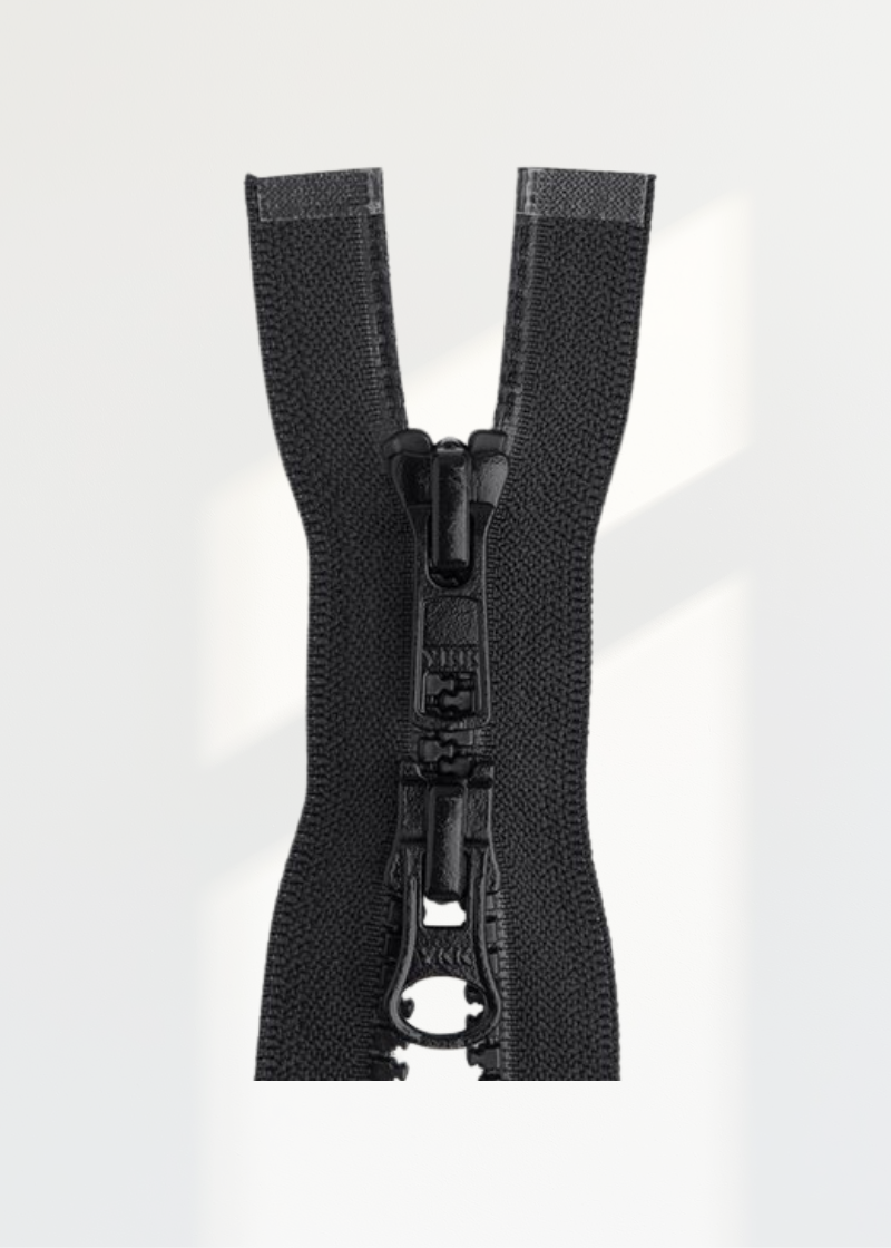 YKK #5 Molded Plastic Two-Way Jacket Zipper