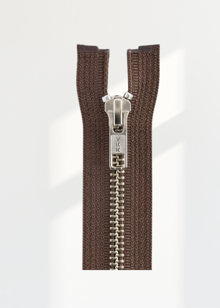 YKK #5 Nickel Jacket Zipper