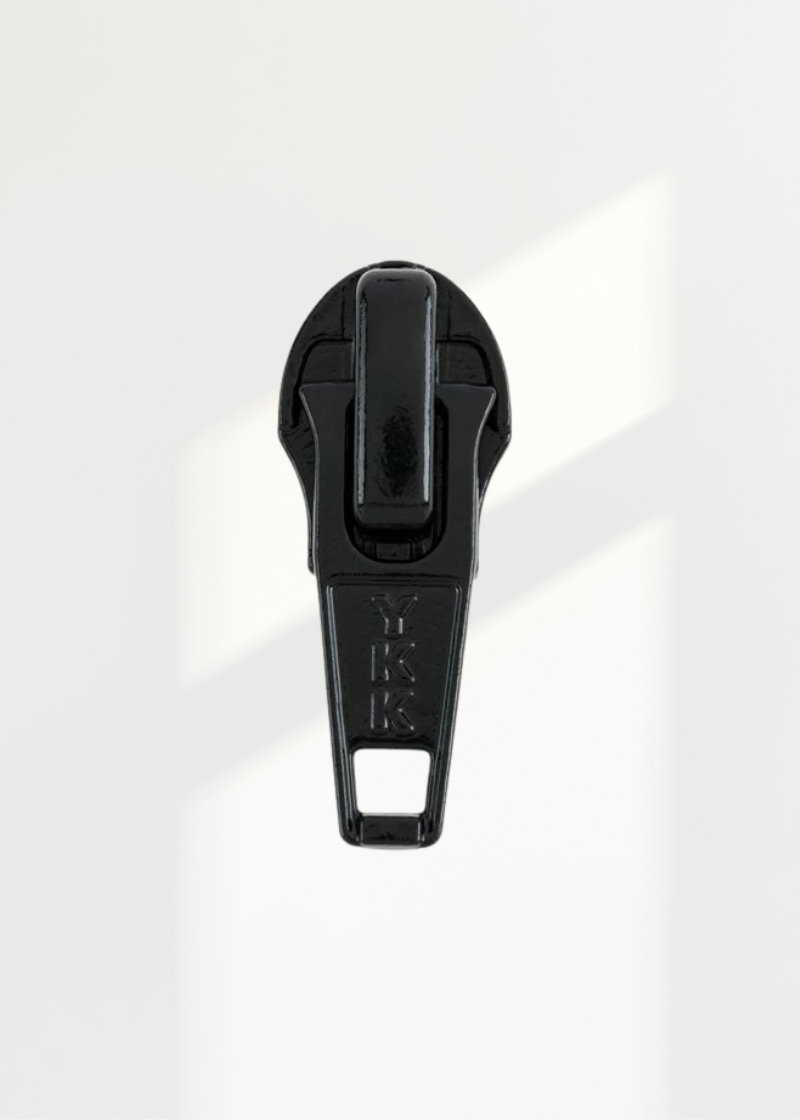 YKK #5 Nylon Coil Water-Repellent Zipper Pulls - Black