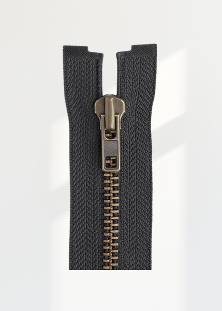 YKK #7 Antique Brass Jacket Zipper