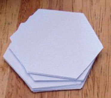 Paper Pieces Hexagon 1-1/4in 75 Pcs