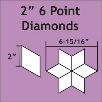6pt Diamond Papers 2in 75pc per Pkg