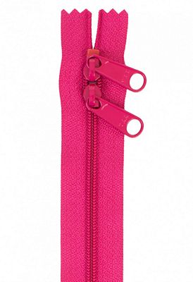 Patterns by Annie Handbag Zippers, 30" Double Slide-Lipstick
