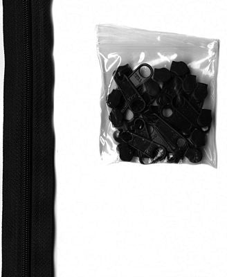 Patterns by Annie Zippers by the Yard-Black