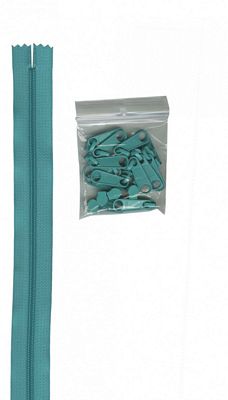 Patterns by Annie Zippers by the Yard-Turquoise