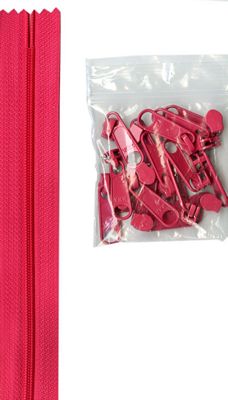 Patterns by Annie Zippers by the Yard-Lipstick