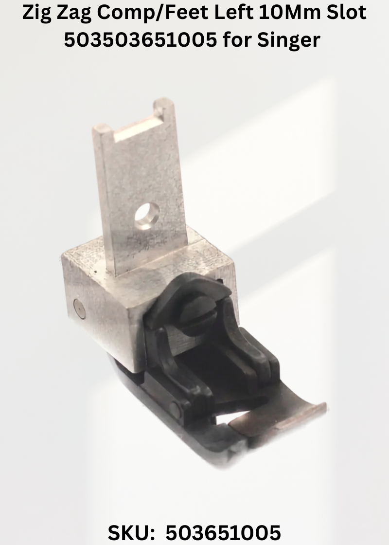 Zig Zag Comp/Feet Left 10Mm Slot 503503651005 for Singer 107G, 107W and Singer 457 Sewing Machines