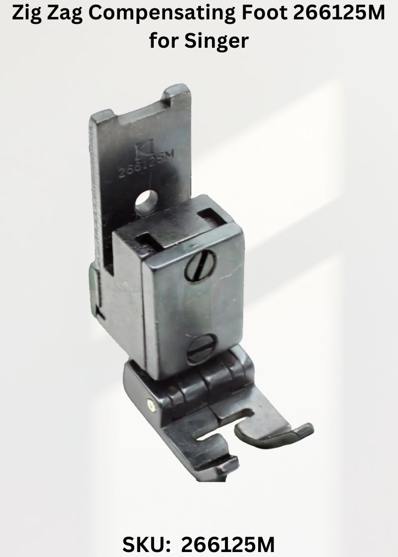 Zig Zag Compensating Foot 266125M for Singer 457G, 457U Sewing Machine