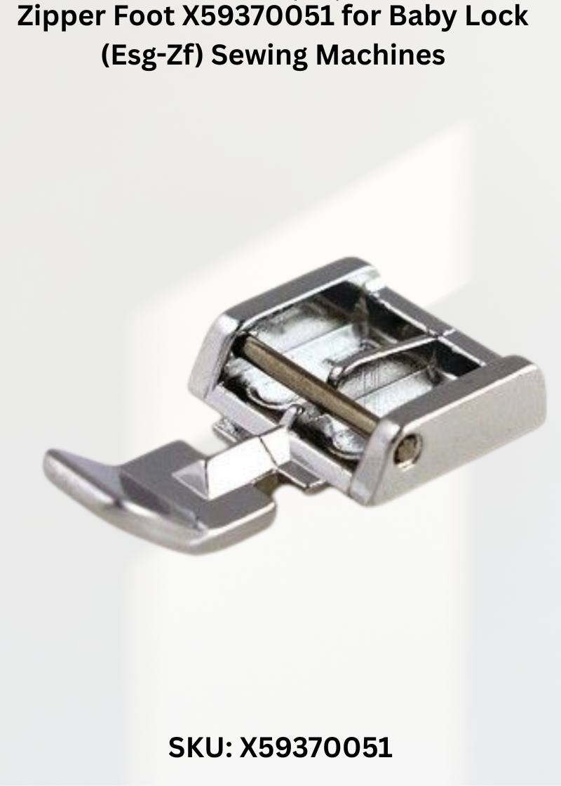 Zipper Foot X59370051 — Fits Brother G B8200