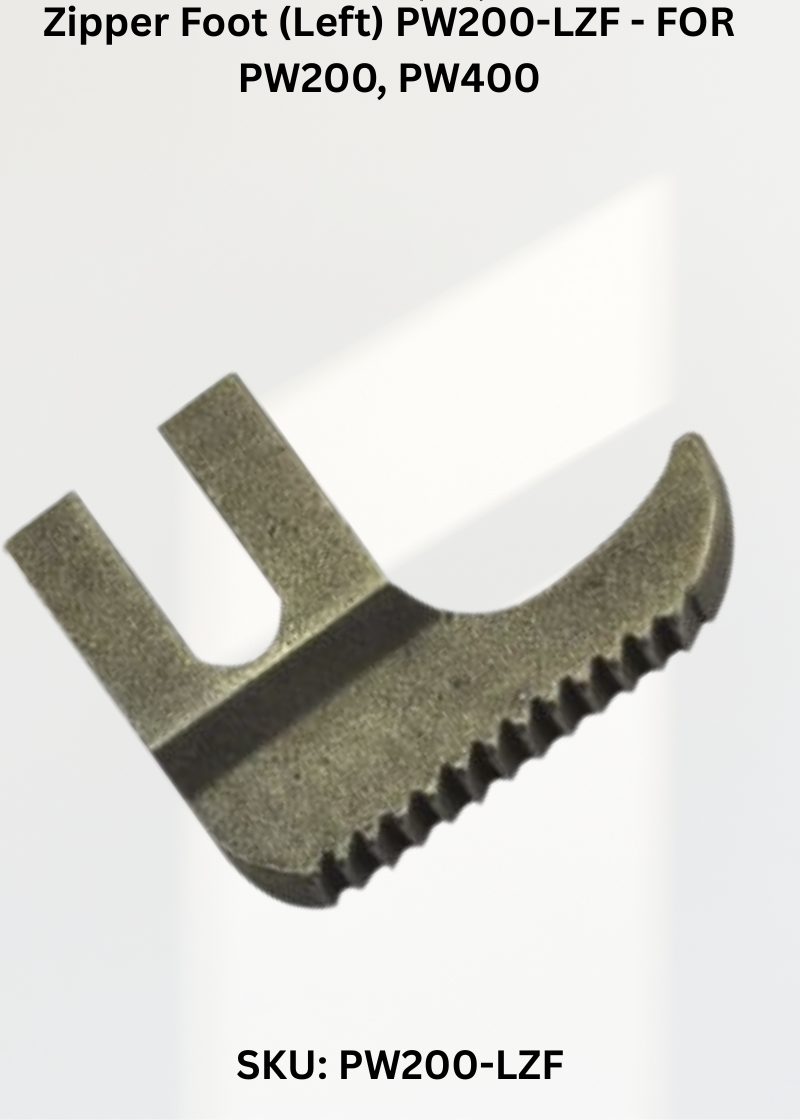 Zipper Foot (Left) PW200-LZF - FOR PW200, PW400