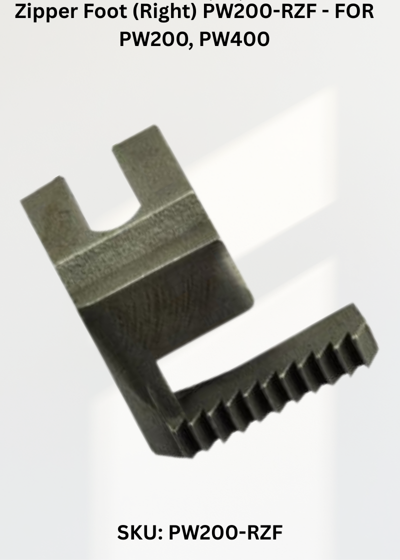 Zipper Foot (Right) PW200-RZF - FOR PW200, PW400