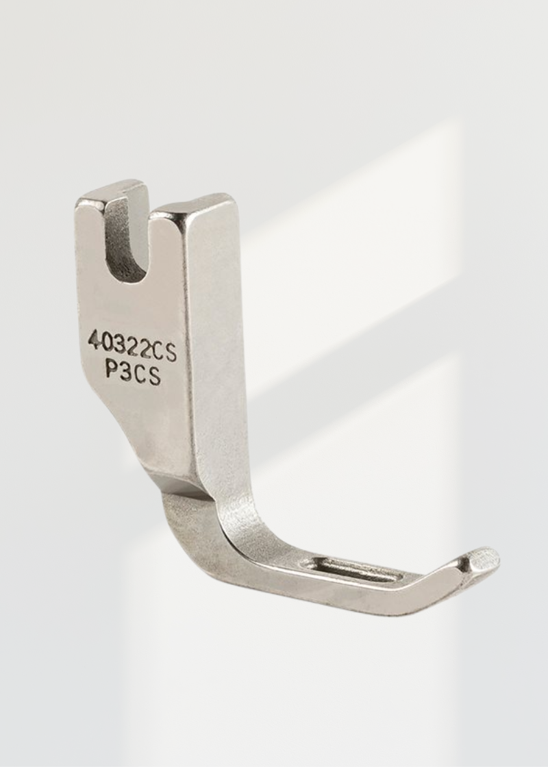 Zipper Solid Sewing Machine Foot (40322) – Durable Presser Foot for Smooth Zipper Installation