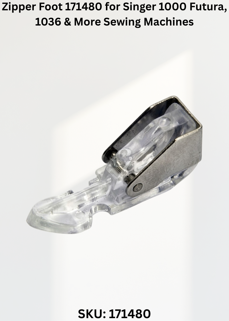 Zipper Foot 171480 for Singer 1000 Futura, 1036 & More Sewing Machines